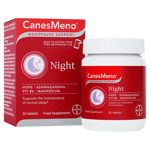 Canesten menopause support night supplement tablets (British brand)
