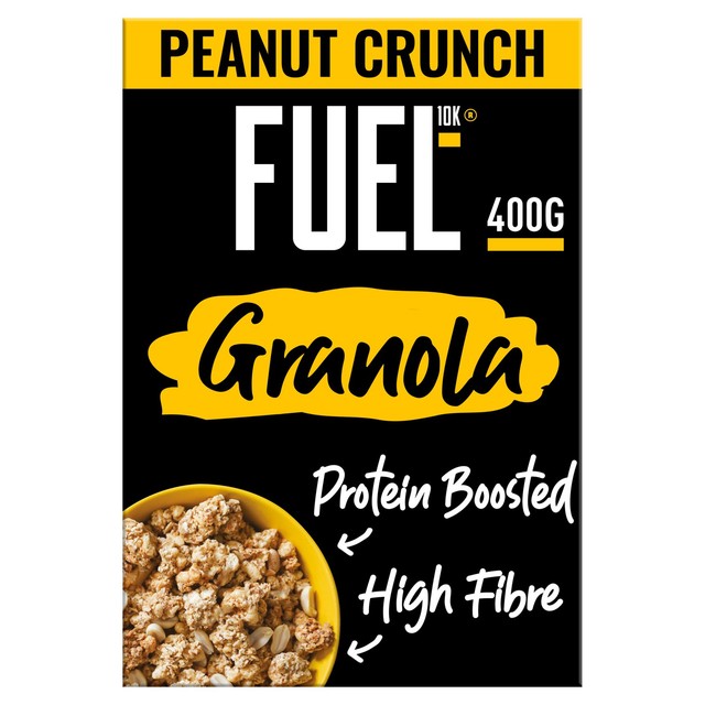 FUEL10K Peanut Crunch granola cereal 400g - British product