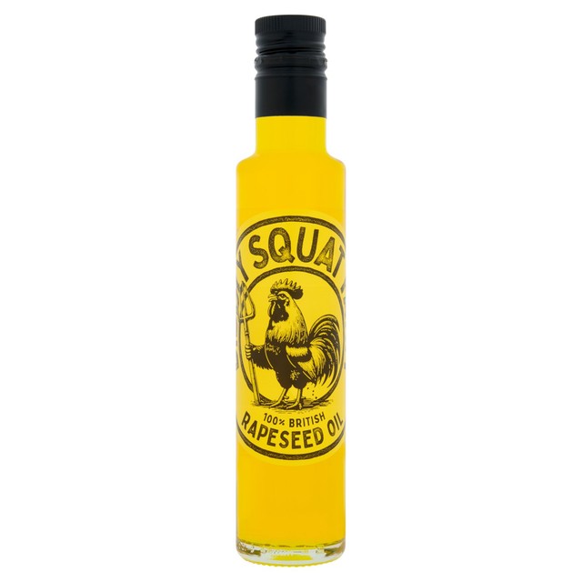 Diddly Squat Farm original rapeseed oil bottle, UK version