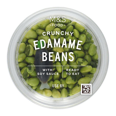 M&S M&S Crunchy Edamame Beans with Soy Sauce and Coriander Vegetarian Snack 154g- Buy online at McGrocer