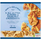 M&S almond and hazelnut croissants 525g, imported from the UK