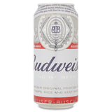 Budweiser lager beer cans 4 x 440ml - British product