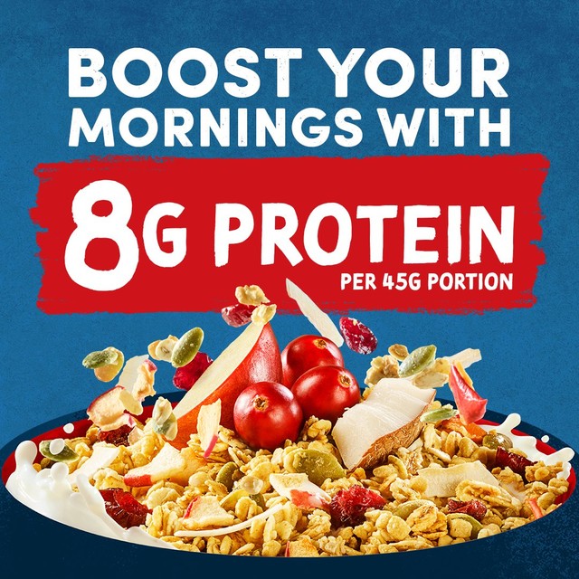 Jordans Protein Boost Red Berry Granola 400g, UK version