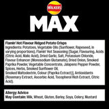 Walkers Max Extra Flamin' Hot Sharing Crisps 130g (British brand)