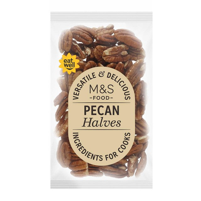 M&S pecan nut halves 100g, imported from the UK