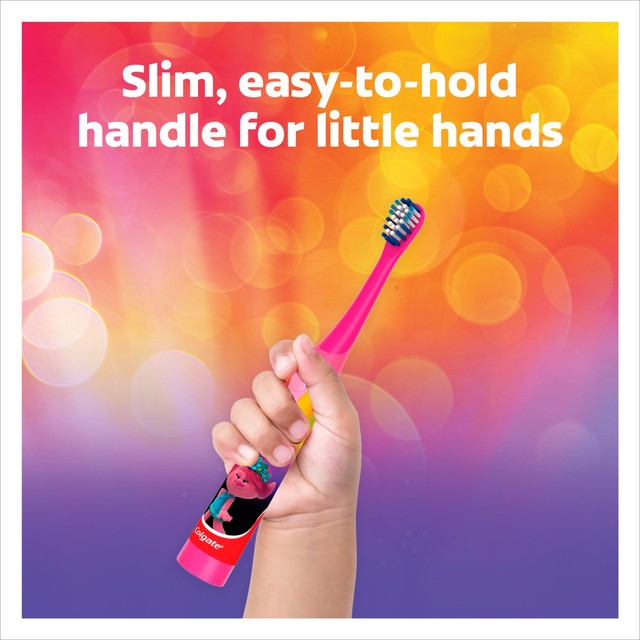 Colgate kids battery toothbrush extra soft Trolls - British product