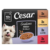 Cesar wet dog food pouches mixed selection 12x100g - British product