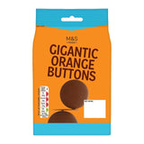 M&S orange flavoured milk chocolate buttons 150g, imported from the UK