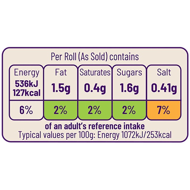 Ocado soft white rolls 6 per pack, imported from the UK