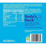 Poppi wild berry soda cans 330ml, imported from the UK
