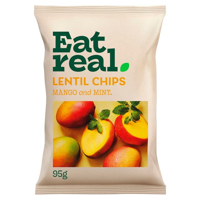 M&S Eat Real رقائق عدس مانجو ونعناع للمشاركة 95 جم - اشترِ عبر الإنترنت من McGrocer