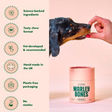 Marleybones gut supplement chew for dogs, imported from the UK