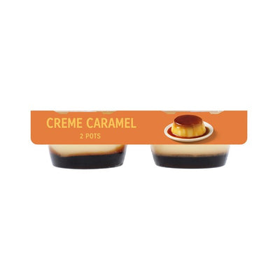 M&S M&S Creme Caramel Vanilla Custard Desserts 2 per pack- Buy online at McGrocer