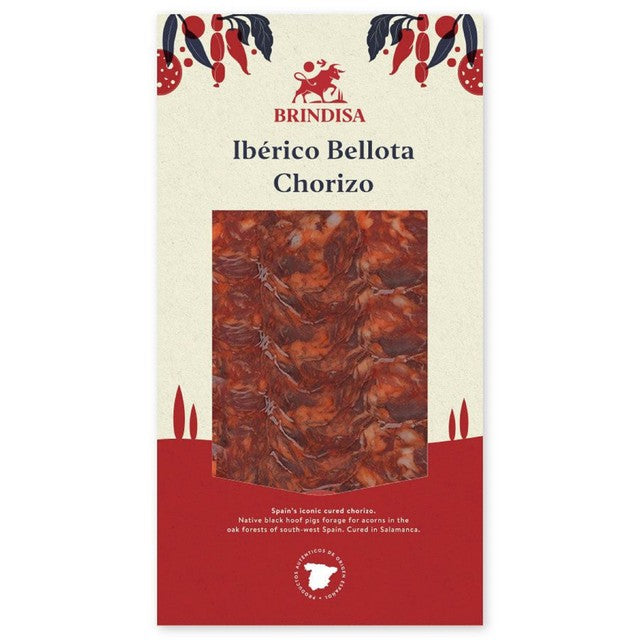 Brindisa Iberico Bellota Chorizo Slices 100g - British product