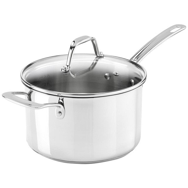M&S stainless steel saucepan 20cm, imported from the UK