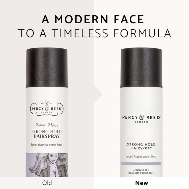 Percy & Reed Strong Hold Hairspray 250ml, imported from the UK