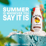 Malibu Coconut Rum & Cola cocktail can 25cl, imported from the UK
