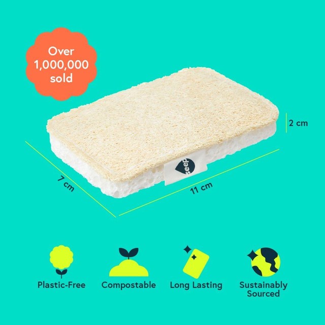 Seep eco sponge scourer (British brand)