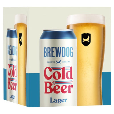 M&S BrewDog Cold Beer Lager 4 x 440ml- Acheter en ligne sur McGrocer