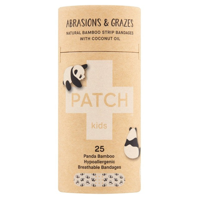Patch Kids Bamboo Sensitive Plasters with Coconut Oil, imported from the UK