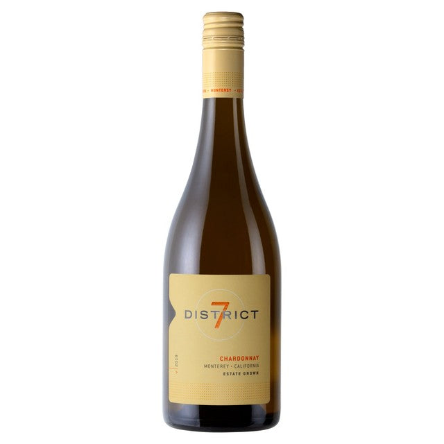 District 7 Chardonnay Monterey County California wine 75cl - British product