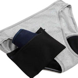 M&S cotton rich period travel bags black mix, imported from the UK
