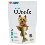 Woofs cod cubes dog treats 100g with 100% natural MSC fish (British brand)