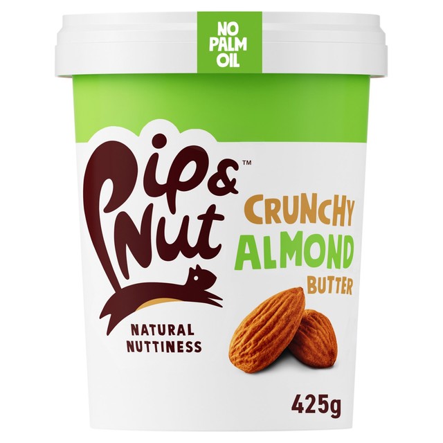 Pip & Nut crunchy almond butter tub - (British brand)