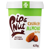 Pip & Nut crunchy almond butter tub - (British brand)