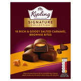 Mr Kipling chocolate caramel brownie bites 10 pack, imported from the UK