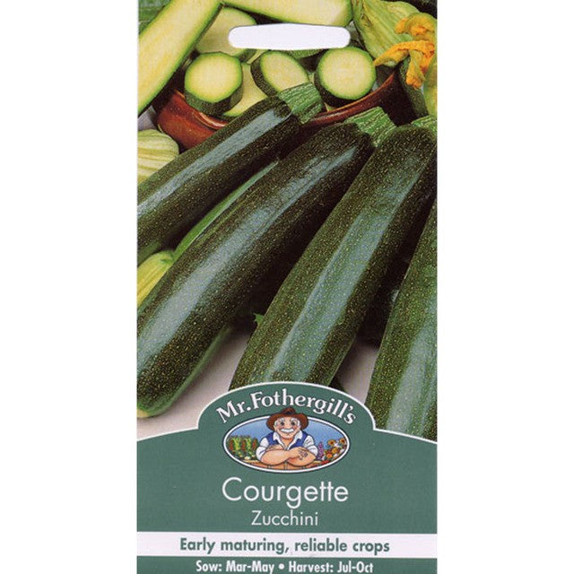Graines de courgette zucchini Mr Fothergill's - Produit britannique