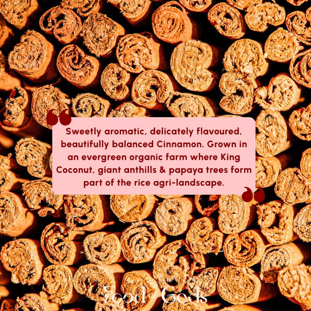 Food of Gods Kandy Heirloom Cinnamon quills 70g - British product