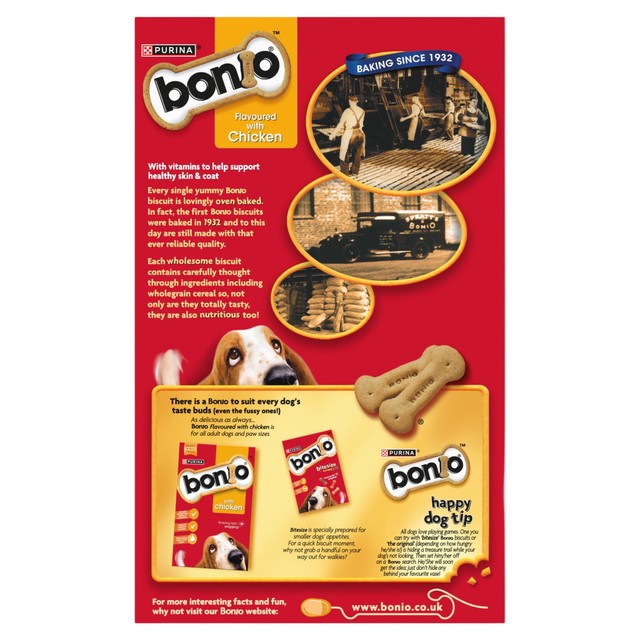Bonio Chicken Dog Biscuits 650g - British product