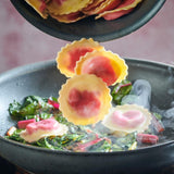 Dell' Ugo beetroot and goats' cheese fiorelli filled pasta 250g - British product