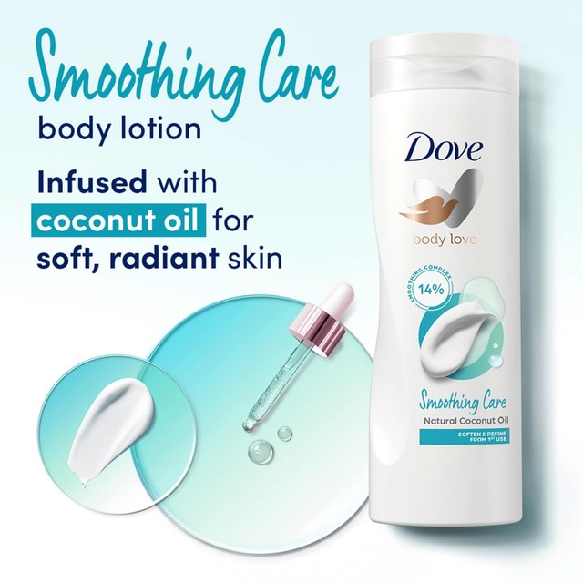 Dove Body Love Smoothing Care body lotion 400ml - British product