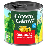 Green Giant sweetcorn kernels in brine, imported from the UK