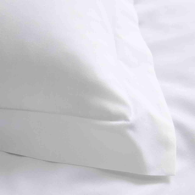 M&S white Oxford pillowcases in cotton rich fabric, imported from the UK