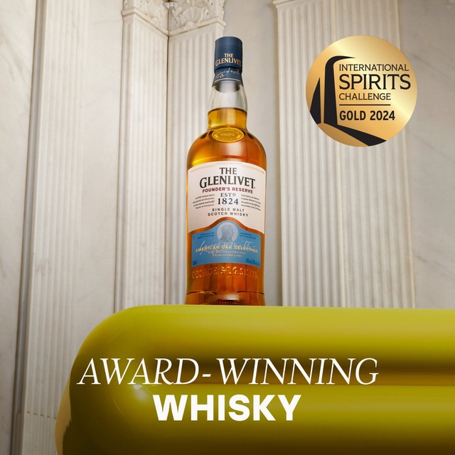 The Glenlivet Founder's Reserve Single Malt Scotch Whisky 70cl (British brand)