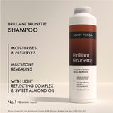 John Frieda Brilliant Brunette colour vibrancy shampoo UK version