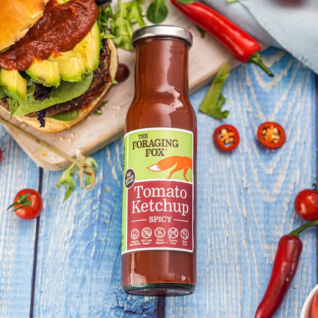 The Foraging Fox spicy tomato ketchup 285g (British brand)