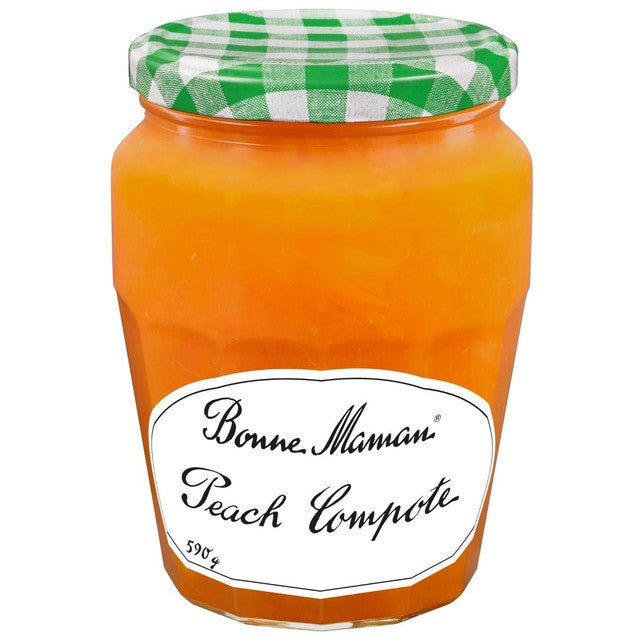 Bonne Maman Peach Compote Fruit 590g - British product