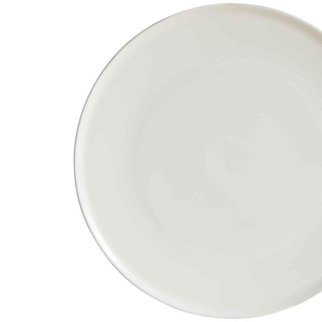 M&S straight sided china dinner plate white 27.5 cm (British brand)