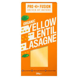 Profusion yellow lentil lasagne sheets 250g, imported from the UK