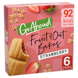 Go Ahead Strawberry Oat Bakes 6pk, imported from the UK