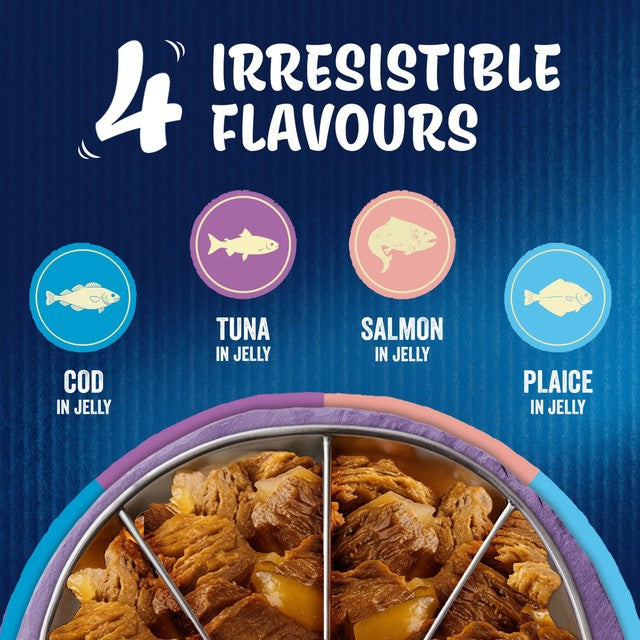 Felix cat food Ocean Feasts 12x85g - British product