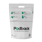 Podback aluminium pod recycling bag - British product
