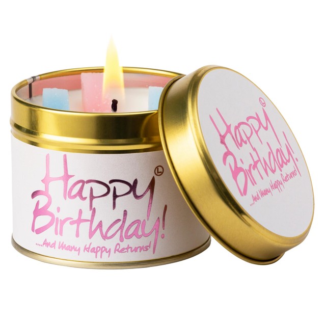 Lily Flame Happy Birthday candle 230g, UK version