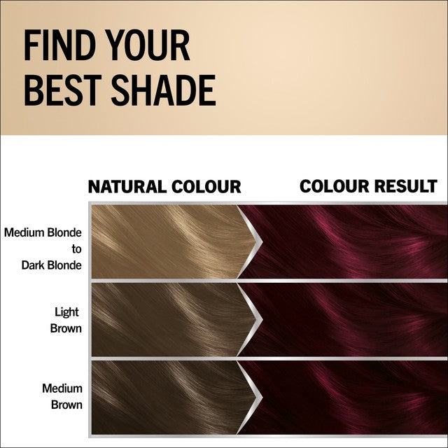 Schwarzkopf hair dye Burgundy Red 115ml (British brand)