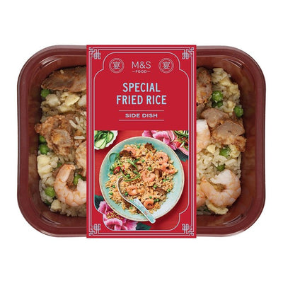 Special Fried Rice with Char Siu Pork and King Prawns 400g