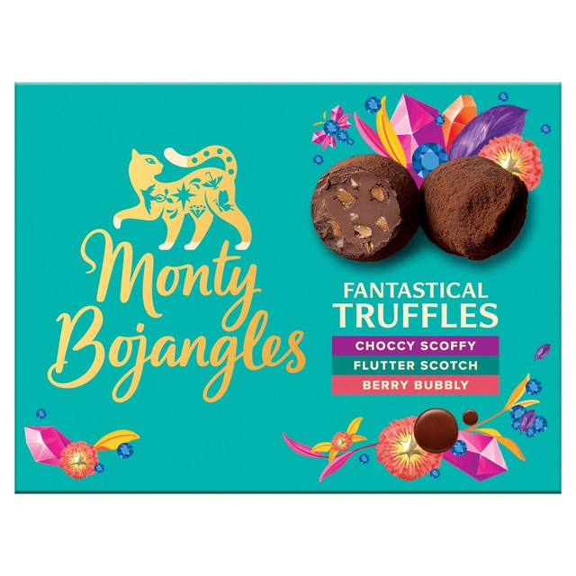 Monty Bojangles assorted flavour chocolate truffles 135g, imported from the UK